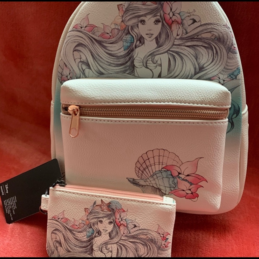 Little Mermaid Loungefly Mini Backpack